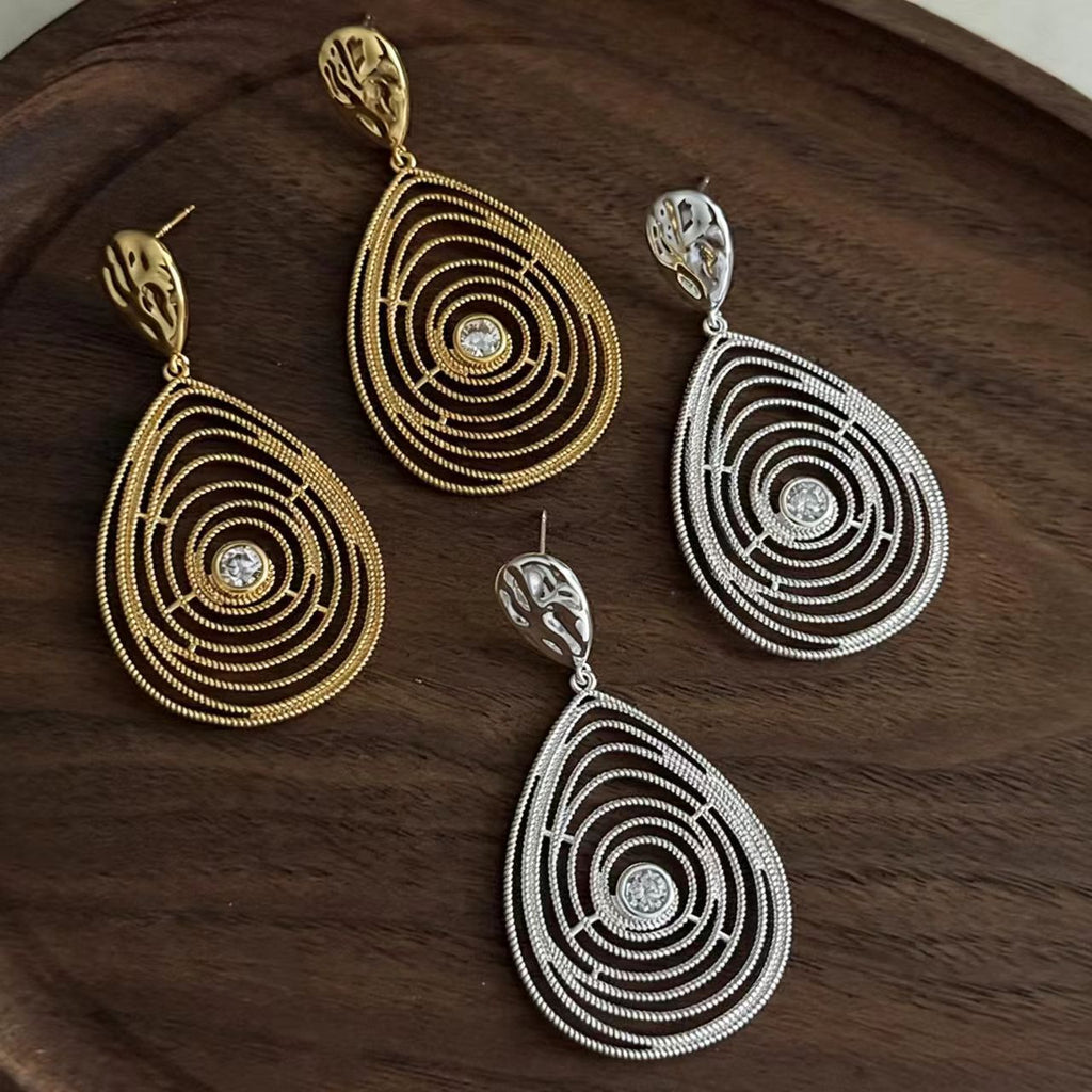 Silver Cubic Zirconia Earrings