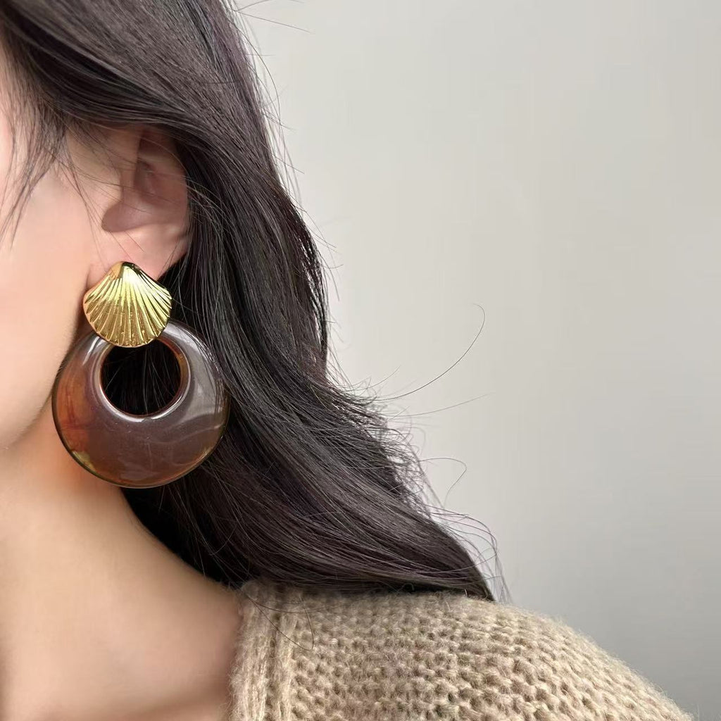 Brown Earrings