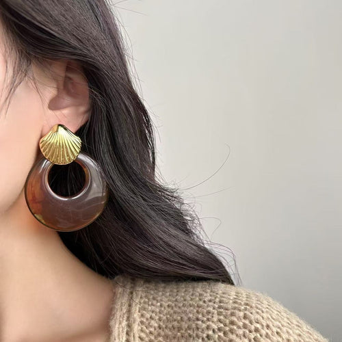 Brown Earrings