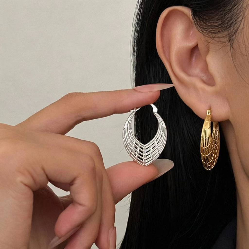 Silver Hoop Earrings