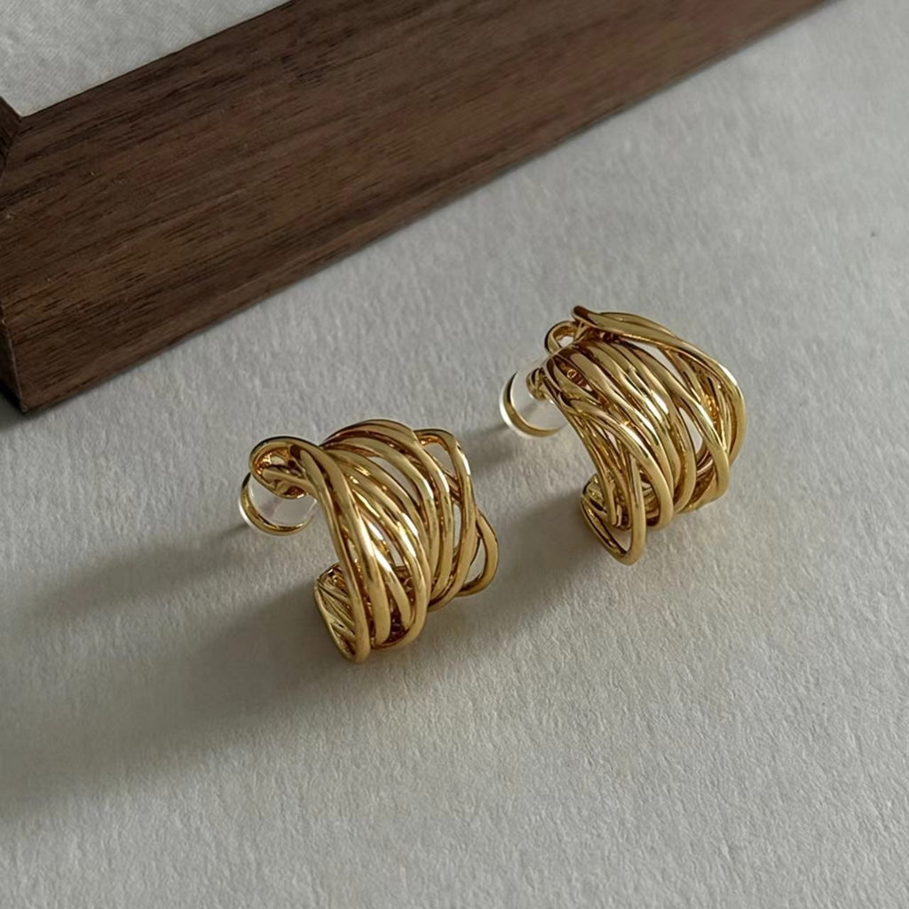 Gold Small Earrings