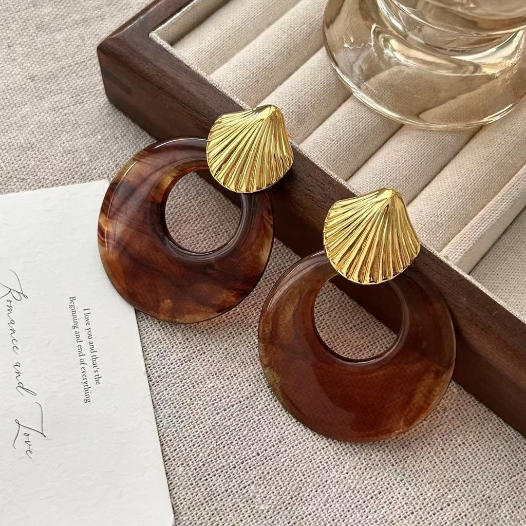 Brown Earrings