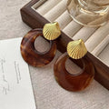 Brown Earrings