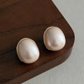 Champagne Gold Resin Gold-Plated Earrings