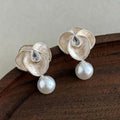 Glass Bead Enamel Earrings