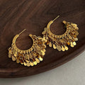 Gold-Plated Brass Earrings
