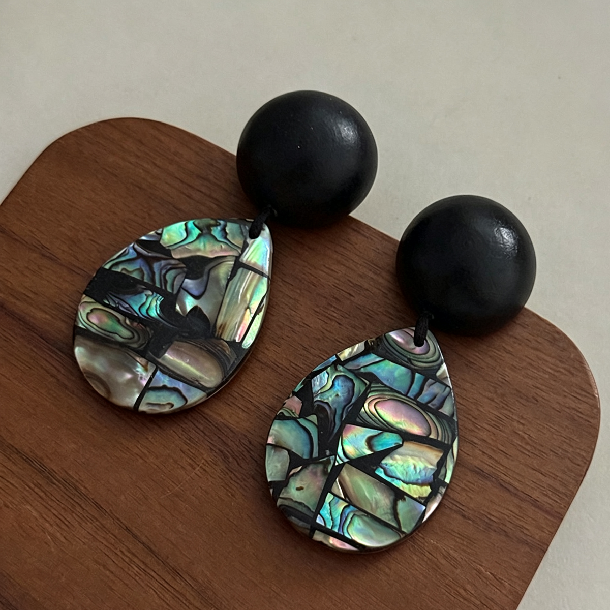 Multicolor Natural Shell Earrings