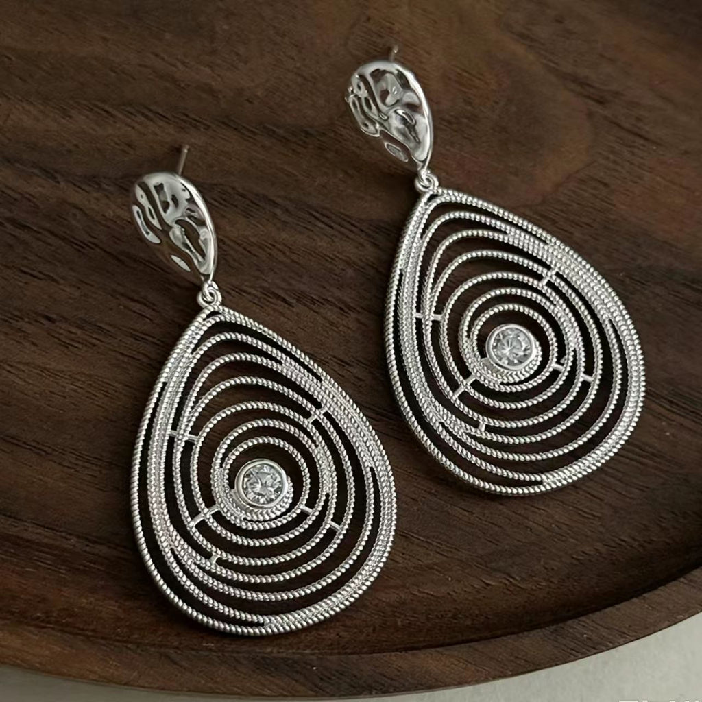 Silver Cubic Zirconia Earrings