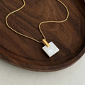 White Mother-of-Pearl Necklace