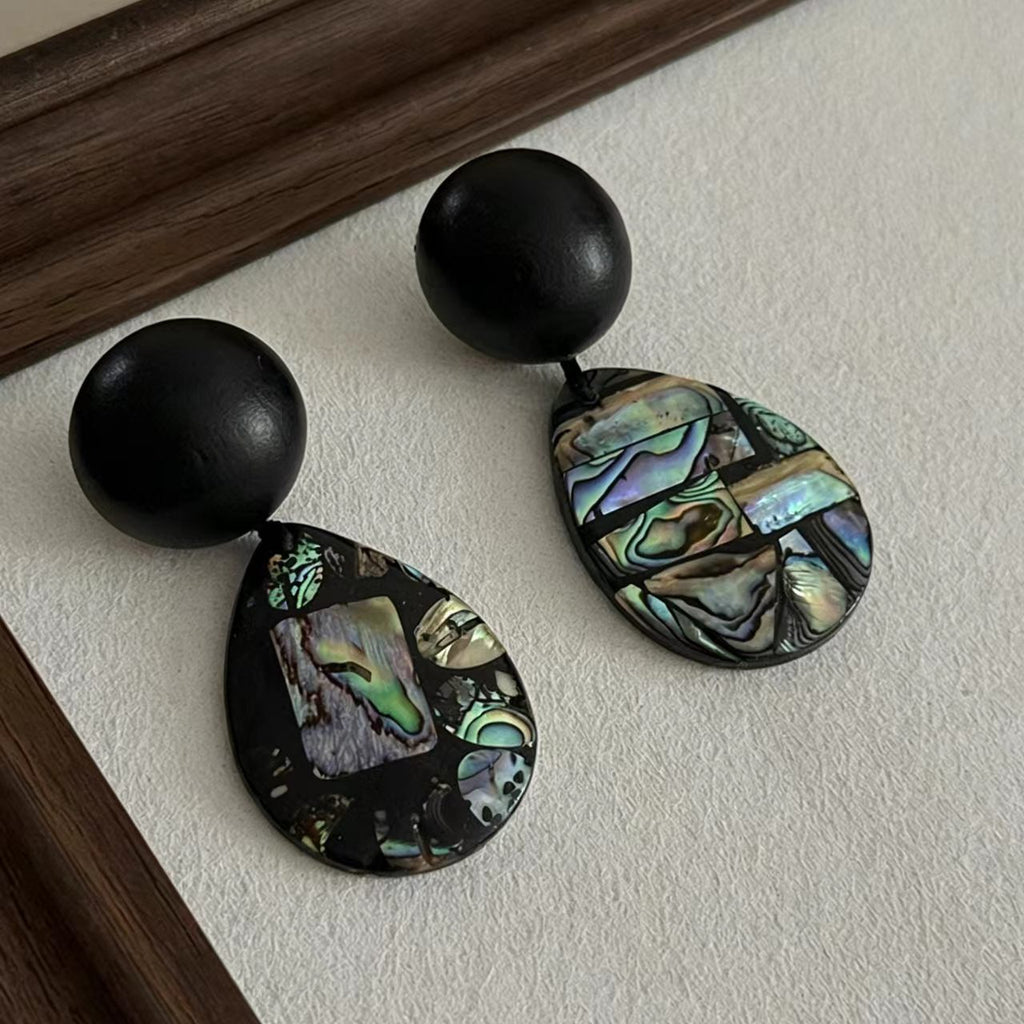 Multicolor Natural Shell Earrings