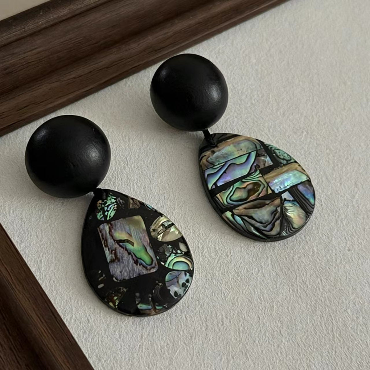 Multicolor Natural Shell Earrings